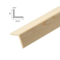 Planed pine corner trims – easy to cut, paint, or stain for UK home use