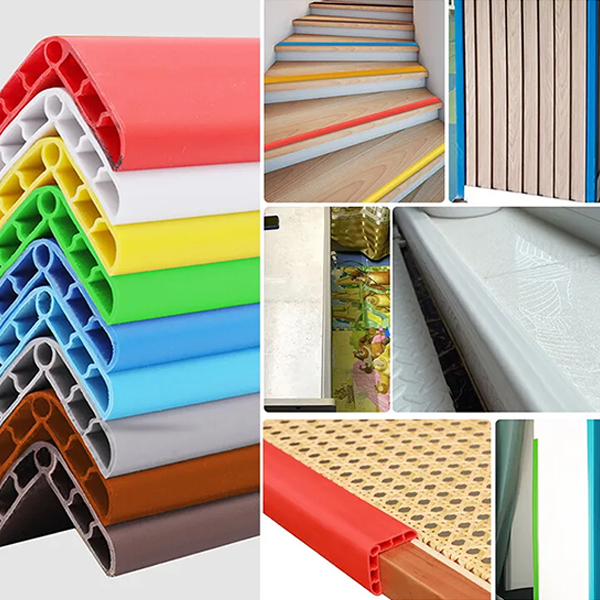 Extra Thick PVC Rubber Bumper Strips Edge Protector - 1m Long 