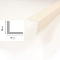 Plastic Corner Trims in Ivory