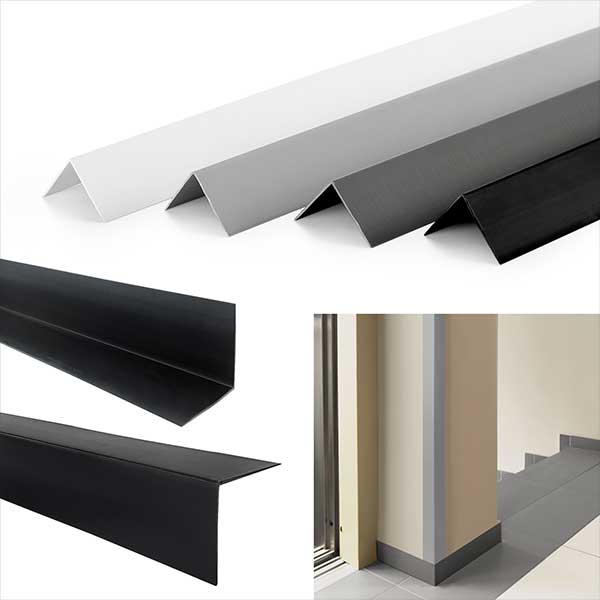 1m PVC Plastic 90 Degree Edge Angle Corner Protective Trim Profile  