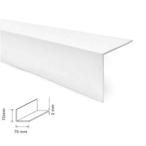 1m White PVC Angle Trim