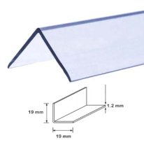 2.44m durable PVC Wall Corner Guard in UK