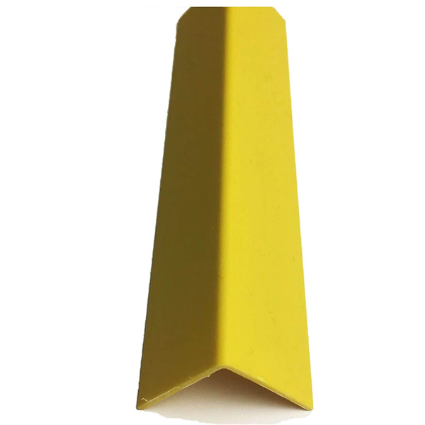 2.5m Heavy Duty Yellow PVC Corner Angle Wall Trim