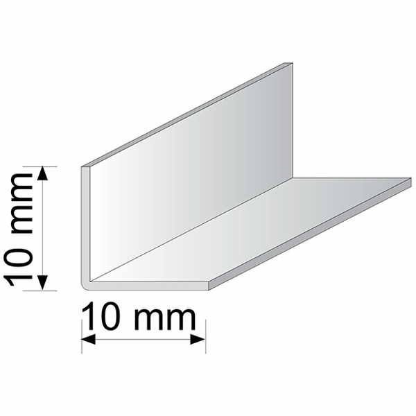 2.5m Heavy Duty Yellow PVC Corner Angle Wall Trim