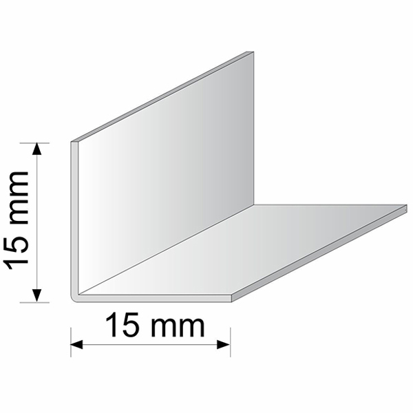 2.5m Heavy Duty Yellow PVC Corner Angle Wall Trim