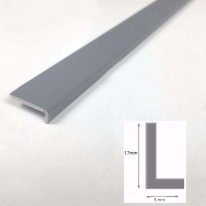 2.5m Unequal PVC Corner Angle Trim UK