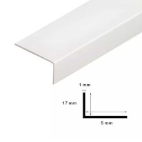 DIY white plastic corner trim for wall edge protection