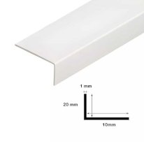DIY white plastic corner trim for wall edge protection