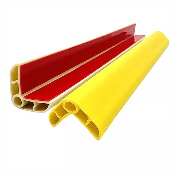 Extra Thick PVC Rubber Bumper Strips Edge Protector - 1m Long 
