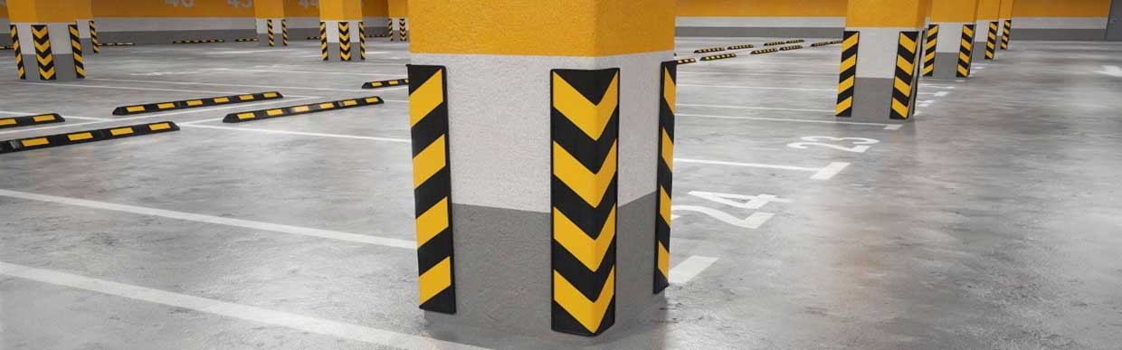 How rubber corner guards prevent damage in busy warehouse environments