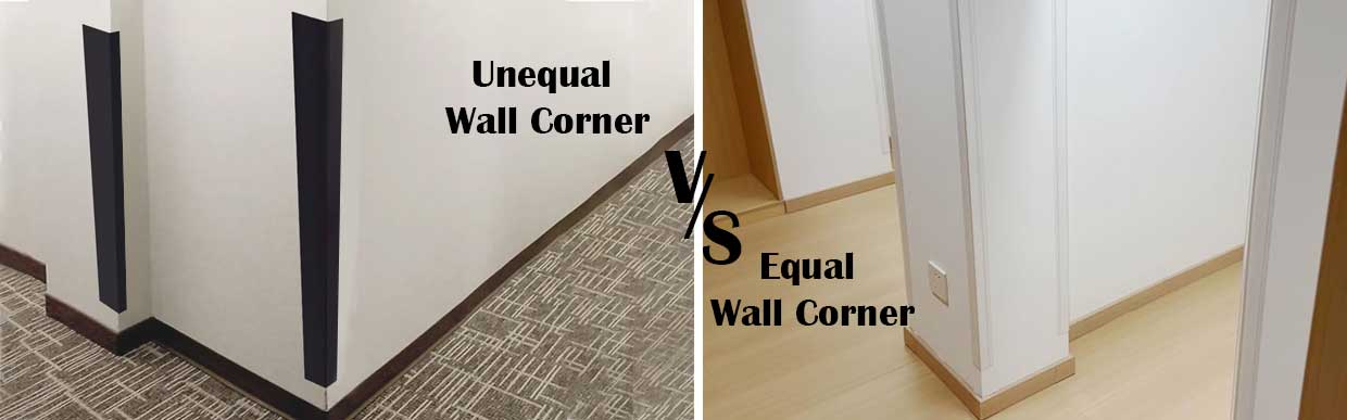Unequal vs equal angles: which type fits your wall best for protection and finish
