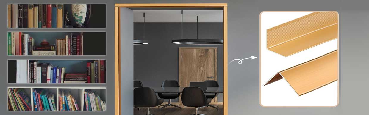 Wood-effect wall corner protectors: stylish UK wall trim with built-in corner protection